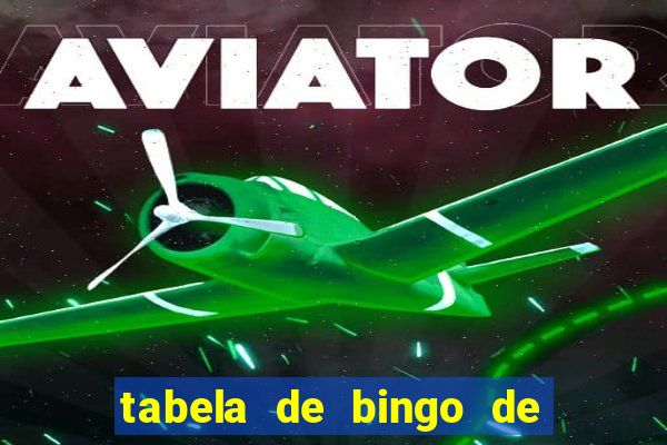 tabela de bingo de 1 a 100